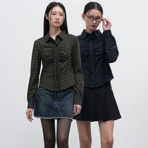 타이 셔링 체크 셔츠 [2COL] / WBE4L03515