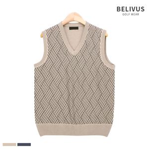 남자 골프웨어조끼 니트 베스트 PK0201