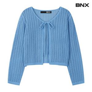 정상가:89,000원 | 썸머 시스루 펀칭 리본 오픈 가디건 (BW2CD003L0)