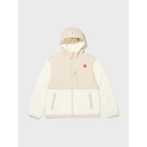 [하프클럽] 스타일 후리스 하이브리드 바람막이 자켓 아이보리_CA23SFZ110IVR