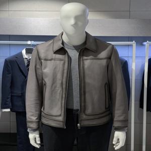 남성 빈티지에이징 양가죽 트러커 점퍼 자켓 비지니스 캐주얼 가죽 자켓