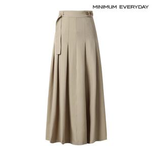 정상가:119,000원 ㅣ [미니멈 에브리데이]벨티드 핀턱 플리츠 스커트 (EB1WH004D)