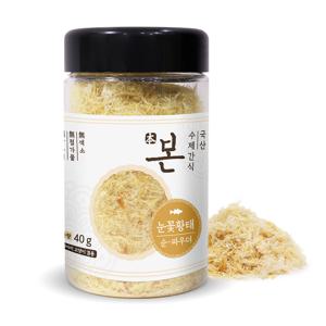 본 수제간식 순파우더 눈꽃황태 40g / 영양간식