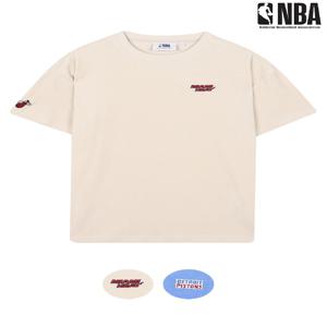 남녀공용 엔비에이 [MIA][DET] 타올지 오버핏 티셔츠 N232TS141P