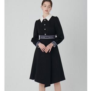 카라탈,착 래터링허리밴딩 원피스S233M603A_JK