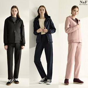 [하프클럽] 24FW 여성 보아퍼 기모 상하셋업 2종(후드집업점퍼+팬츠)