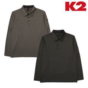 [롯데백화점][케이투 (행사)]남성 시그니처 자가드 긴팔 폴로 티셔츠 (KMU23264)