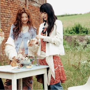 [KiiiKiii 착용] 레이스 패치 스카프_T256MSF135W