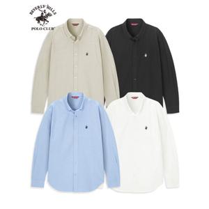 [하프클럽] 사계절 캐주얼 비즈니스 옥스포드 긴팔 셔츠 (4컬러)