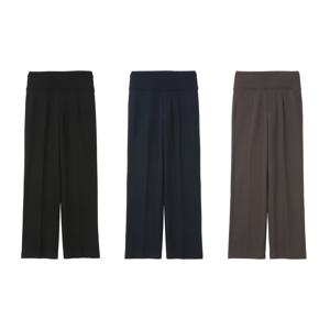 [1+1+1] 여성 트리코트 세미와이드 기모 본딩 팬츠 3종세트(LWGW)