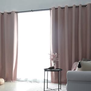 아망떼 센스 아일렛 암막 긴창커튼 2장 세트 중형/대형