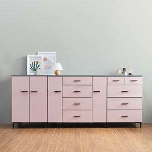 트리빔하우스 도리스 2200 도어 광폭 서랍형 수납장 세트_TB21F187