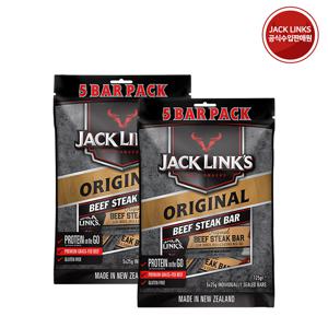 맛의잭팟 잭링크스 비프 스테이크바 오리지널 육포 25gX5개 2팩