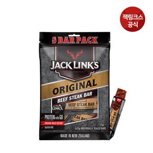 잭링크스 스테이크바 오리지널 25gX5개 1팩 육포 소고기육포