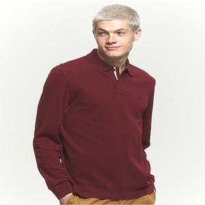 남성 [[24FW]] HZTS4D431R3 레드 긴팔 피케 카라 티셔츠