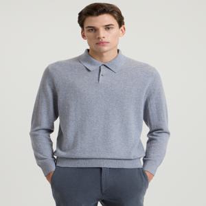 남성 [[24FW]] DMSW4DC75B5 [Signature Cashmere] 캐시미어 100% 카라넥 스웨터