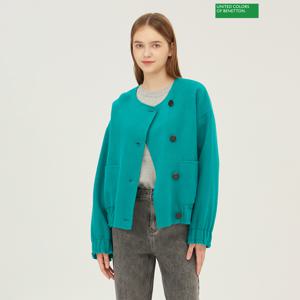 아울렛 베스티 울 숏 코트 BACT63361_TQ