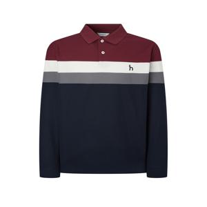 남성 WHTS4C331R2 [스테디셀러] 레드 컬러배색 면 긴팔카라티셔츠