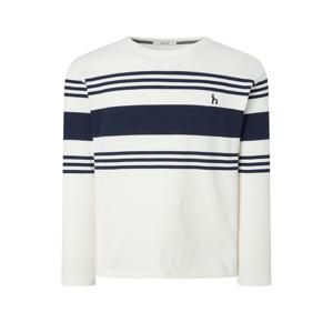 남성 [[24FW]] WHTS4C341WT [스테디셀러] 화이트 스트라이프배색 면 긴팔티셔츠