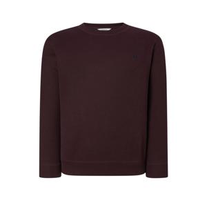 남성 [[24FW]] WHTS4D346D2 [스테디셀러] 버건디 짜임 면 맨투맨티셔츠