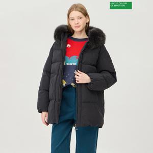 페이지 폭스퍼 중기장 구스 패딩 BAPDA4561