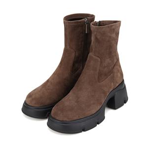 바바라 양가죽 스판앵클부츠 6CM BBI830