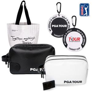 [PGA 투어] ★추석 골프 선물세트★ 퍼펙트 투지퍼 카본 머니클립 파우치+네임택 겸용 홀컵+리유저블백