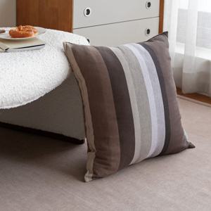 쿠션커버 오가닉코튼 50X50 세피아 레거시