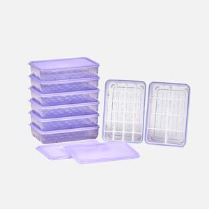 냉동실 전용 밀폐용기 7호+칸칸이세트