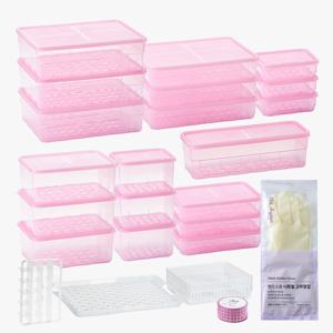 [방송에서만]땡스소윤 냉동 밀폐용기 통큰세트 24종