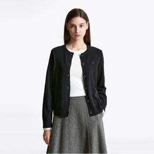 타미힐피거 캐시미어 블렌드 크루넥 가디건 (T22F7KCD060WT2BDS)