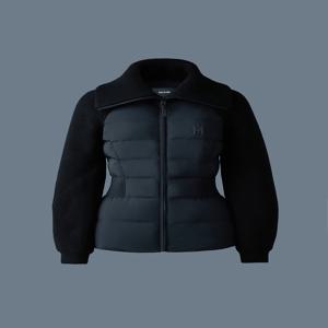 FOXY-BK  폭시-BK  여성 믹스 다운 자켓