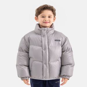 글로시 하이넥 숏 푸퍼 다운 (라이트 그레이) OD254ODJ01_LGY