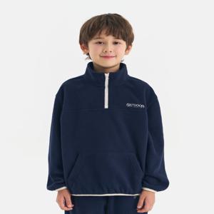 폴라플리스 배색 반집업 (네이비) OD254IZM09_NVY