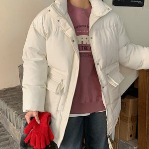 [공구우먼] [제작] 비글렛 루즈핏 하프 패딩 73139 빅사이즈 여성의류