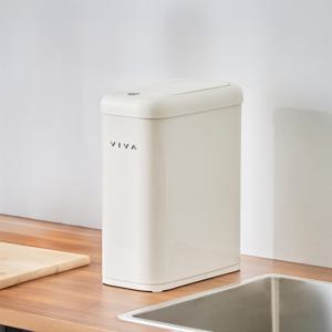 비바 센서 휴지통 더슬림 10L  종량제 기저귀 냄새차단 자동 센서 휴지통