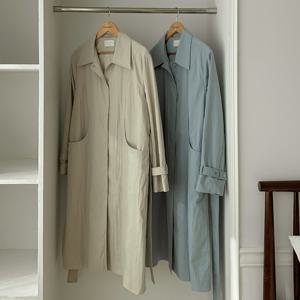 [제작] 벤프 롱 트렌치 코트 74415 빅사이즈 여성의류