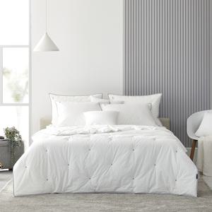 고밀도 비브 화이트[6온스] 슈퍼싱글/퀸/킹세트[퀼트이불+패드+베개커버]