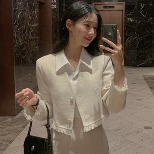 [제작] 미엔 트위드 자켓 77540 빅사이즈여성의류