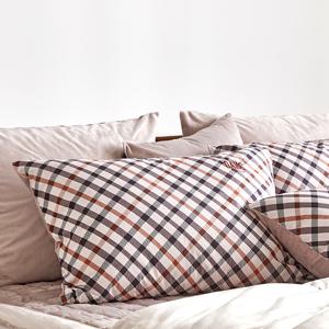 극세사 갤러리 베이지 베개커버