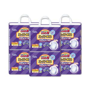 군 기저귀 슈퍼빅 팬티 14P x 6팩 밤기저귀 야뇨증기저귀 어린이기저귀 (+3박스 구매 시 물티슈 10팩)