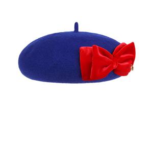 [키즈]네이비 리본 울 베레모_BU53AH403