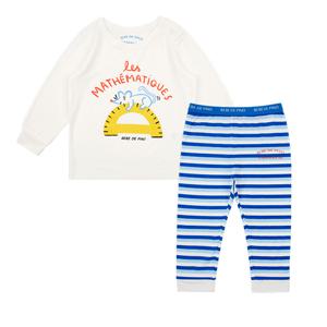 [BABY] 블루 마우스 베이비 라운지웨어 세트_BU53UL101