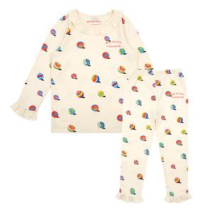 [키즈]에크루 마블 프릴 라운지웨어 세트_BU53UL402