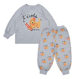 [키즈]그레이 푸들 라운지웨어 세트_BU53UL305