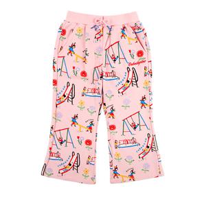 [키즈]여아 핑크 플레이그라운드 저지 팬츠_BU53PD402