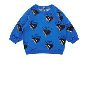 [BABY] 블루 피아노 자카드 베이비 맨투맨 티셔츠_BU53MR104