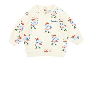 [BABY] 크림 엘리펀트 베이비 맨투맨 티셔츠_BU53MR103