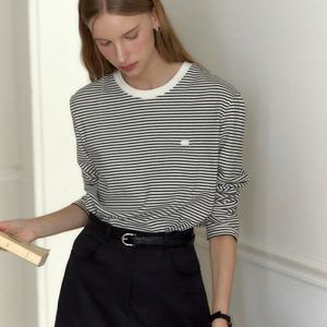 [아워호프] Stripe Sleeve T-shirt - Black [H25FA-TS03-BLA]