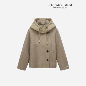 [Thursday Island] 패딩후드 핸드메이드 코트(T238MCT238W)